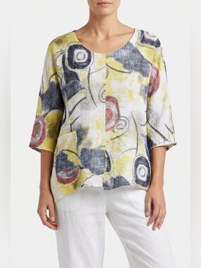 Froccella linen cotton blouse